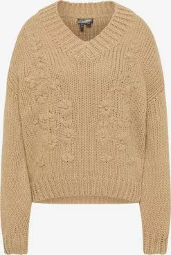 DreiMaster Vintage Pulls Basiques Pull-over Imane Femme Sable