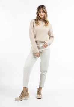 DreiMaster Vintage Pulls Maille Fine Pull-over Imane Femme Beige -Magasin Vintage Dreimaster f2beae9d72869e1aa813e895cf0f21fb