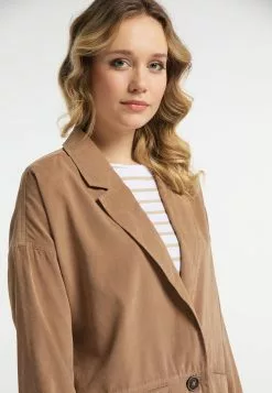 DreiMaster Vintage Manteaux De Mi-saison Manteaux D’été Femme Beige Clair -Magasin Vintage Dreimaster f445110c45b0dbdd872e40b896fd6476