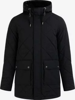 DreiMaster Vintage Vestes De Mi-saison Parka Mi-saison Homme Noir