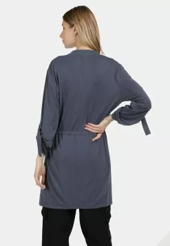 DreiMaster Vintage Manteaux De Mi-saison Manteaux D’été Femme Bleu-gris -Magasin Vintage Dreimaster f51506f9c89ed084590e34c0199cebf2