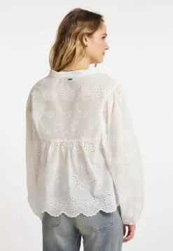 DreiMaster Vintage Hauts Chemisier Femme Blanc 7 DreiMaster Vintage Hauts Chemisier Femme Blanc -Magasin Vintage Dreimaster f58fc8db5c233bf836da24373f0f3bbd