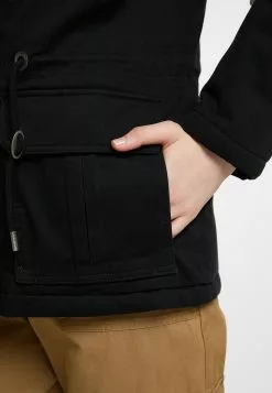 DreiMaster Vintage Vestes Dhiver Veste D’hiver Femme Noir -Magasin Vintage Dreimaster f5f95b8ab47851e042150e6004c34930