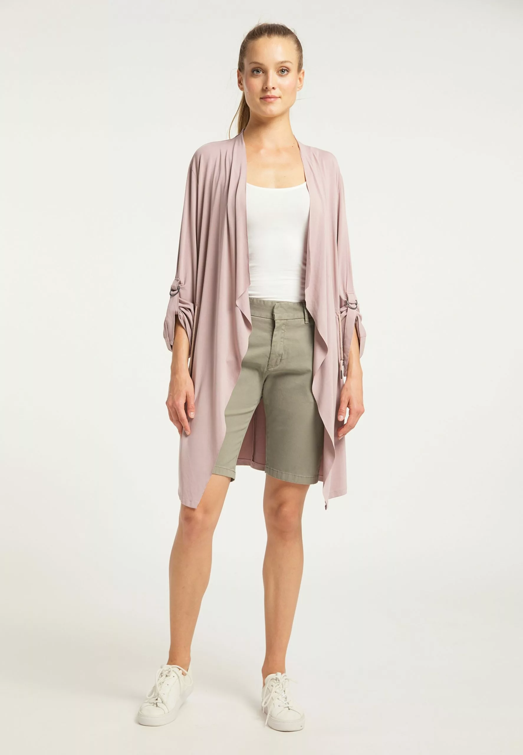 DreiMaster Vintage Shorts Regular Pantalon Femme Crème 4 DreiMaster Vintage Shorts Regular Pantalon Femme Crème – Image 4