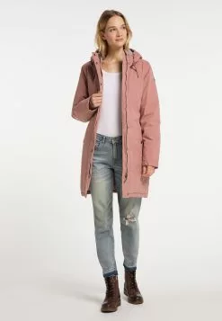 DreiMaster Vintage Manteaux De Pluie Manteau Fonctionnel Femme Rose Ancienne -Magasin Vintage Dreimaster f826cddcfe0ec874eecb0d2abc48e2d5