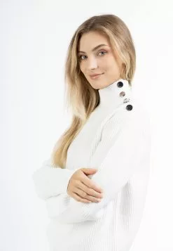 Pulls Maille Fine Pull-over Palpito Femme Blanc Cassé -Magasin Vintage Dreimaster fa2f1858af2fed6059896c15935a935a