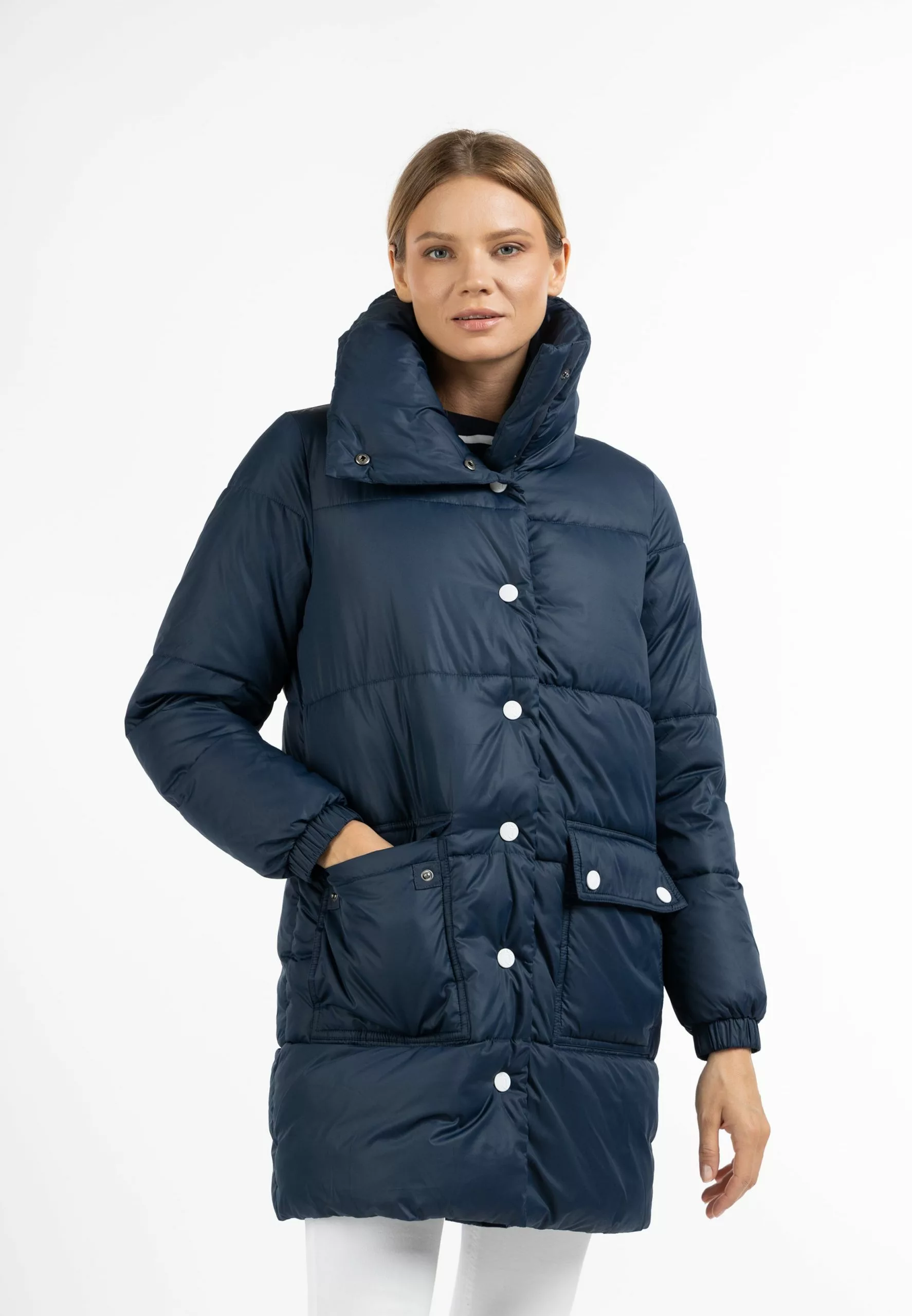 Manteaux Dhiver Manteau D’hiver Femme Bleu Marine 2 Manteaux Dhiver Manteau D’hiver Femme Bleu Marine – Image 2