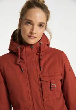 DreiMaster Vintage Parkas Parka D’hiver Femme Rouge -Magasin Vintage Dreimaster fb0f7e20934304eff8e0390ad5bfa500