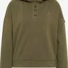 DreiMaster Vintage Sweats à Capuche Sweat-shirt Femme Olive