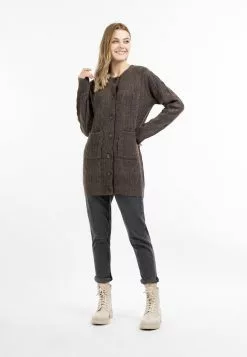 DreiMaster Vintage Gilets Cardigan Zitha Femme Brun Foncé 8 DreiMaster Vintage Gilets Cardigan Zitha Femme Brun Foncé -Magasin Vintage Dreimaster fc7503933b68fd4e91e35523cbfb7d5e