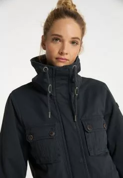 DreiMaster Vintage Vestes Dhiver Veste D’hiver Femme Graphite -Magasin Vintage Dreimaster fca25f837b33ccf04c4afd97829fd538