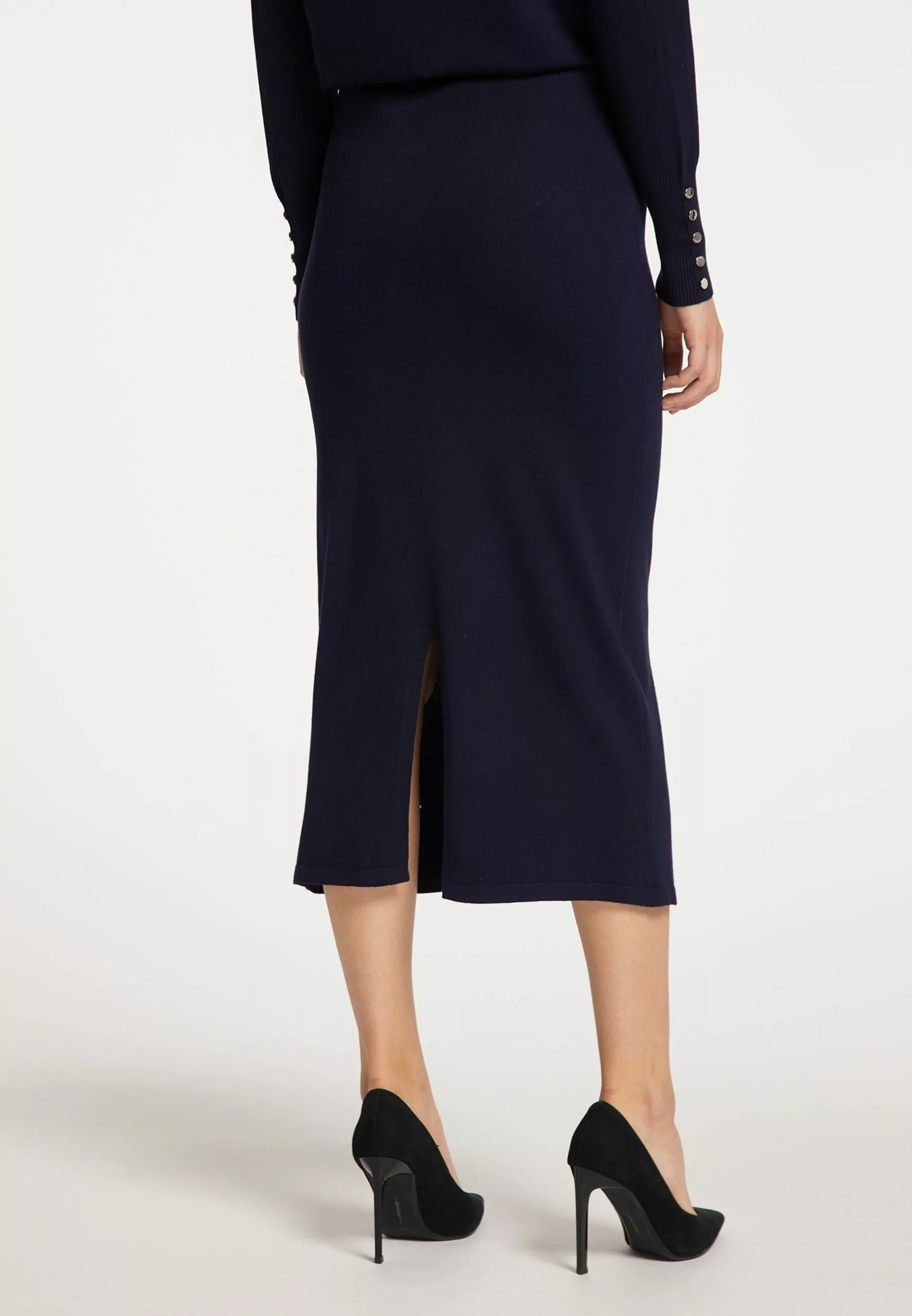 Jupes Midi Jupe Femme Marine 4 Jupes Midi Jupe Femme Marine – Image 4