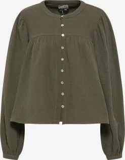 DreiMaster Vintage Blouses Et Tuniques Chemisier Femme Olive