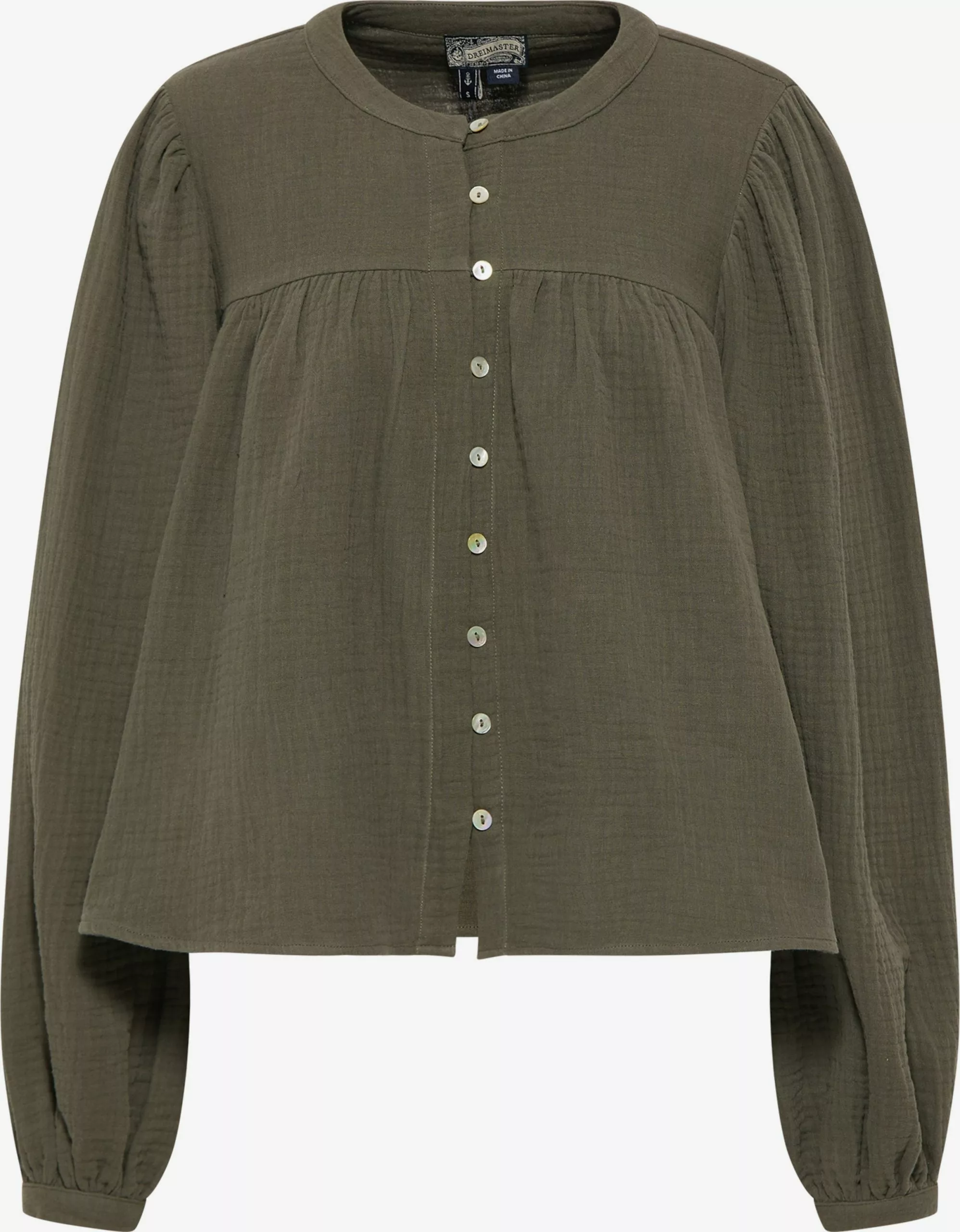 DreiMaster Vintage Blouses Et Tuniques Chemisier Femme Olive 1 DreiMaster Vintage Blouses Et Tuniques Chemisier Femme Olive