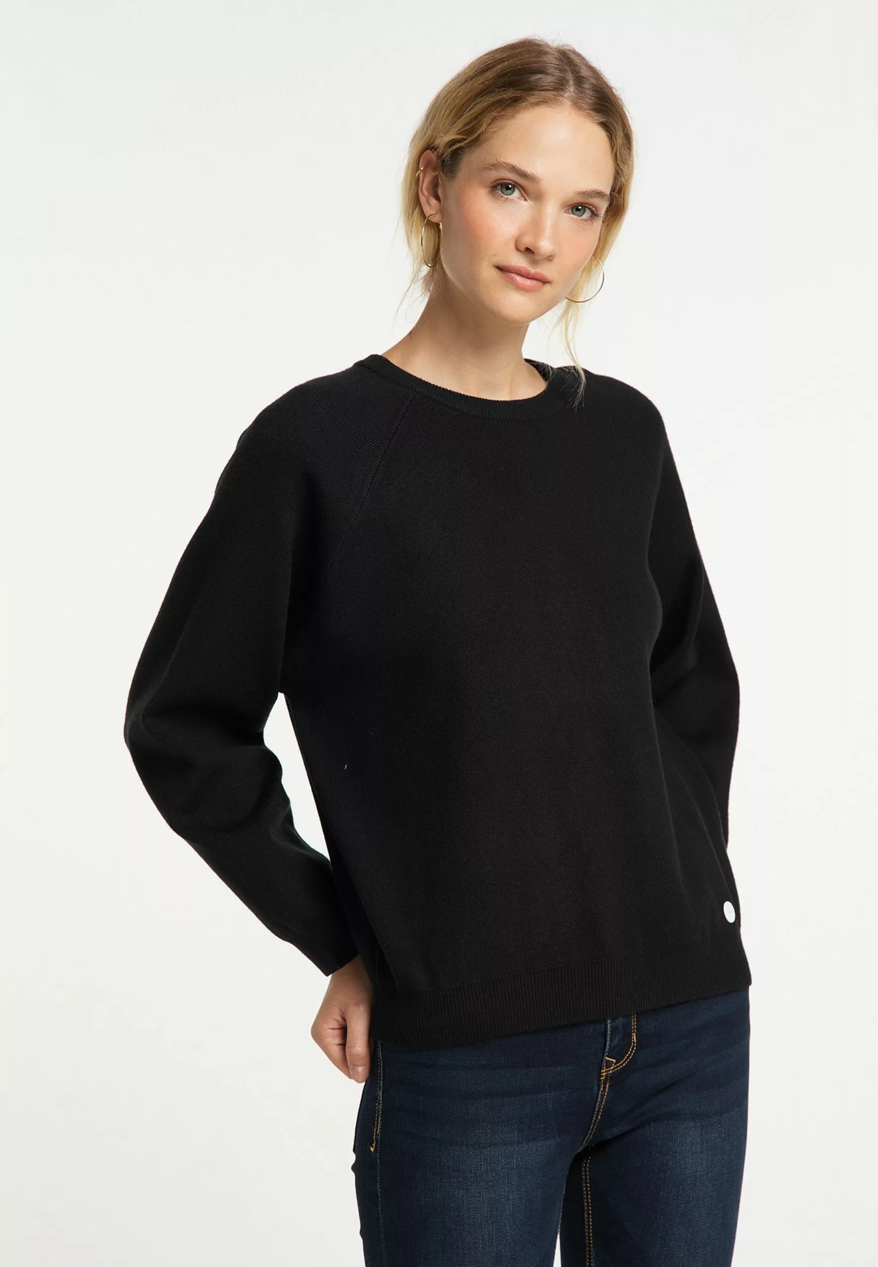 Pulls Maille Fine Pull-over Femme Noir 2 Pulls Maille Fine Pull-over Femme Noir – Image 2
