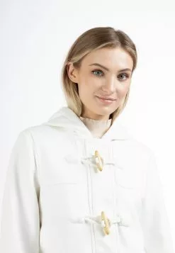 Dufflecoats Manteau Mi-saison Femme Blanc Cassé -Magasin Vintage Dreimaster ff7142ee121c328403d68fc9166f5002