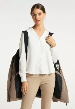 Parkas Parka D’hiver Femme Noisette -Magasin Vintage Dreimaster ffc9e737580ace9417ab479618a47140